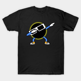 Funny Dabbing Eclipse Totality April 8, 2024 Total Solar Eclipse T-Shirt